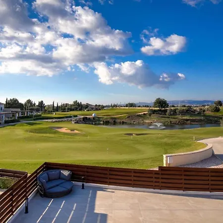 Modern Hg08 Pyrinas With Amazing Golf Views, In Heart Of Aphrodite Hills Kouklia