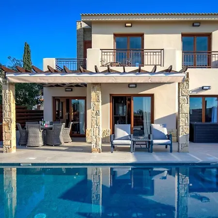 Modern Hg08 Pyrinas With Amazing Golf Views, In Heart Of Aphrodite Hills Kouklia