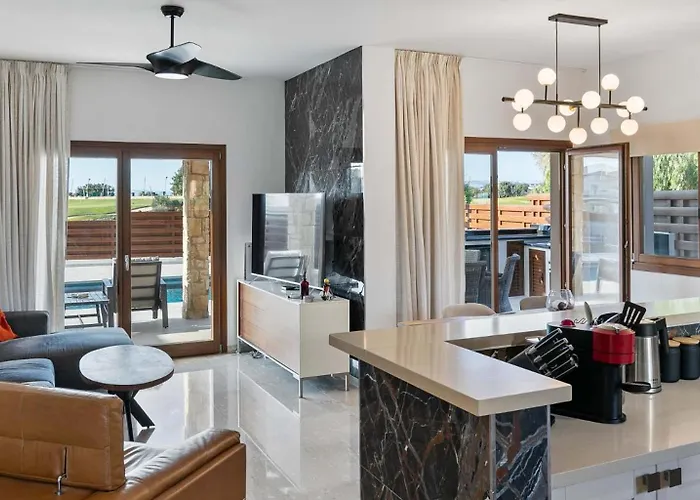 Modern Hg08 Pyrinas With Amazing Golf Views, In Heart Of Aphrodite Hills * Kouklia